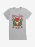 Rick & Morty Reindeer Morty Merry Rickmas Girls T-Shirt, , hi-res