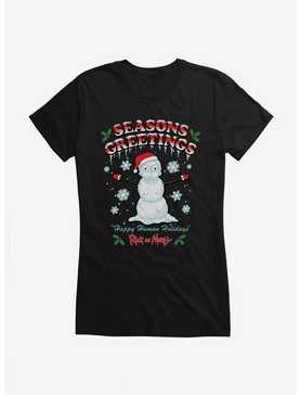 Rick & Morty Seasons Greetings Girls T-Shirt, , hi-res