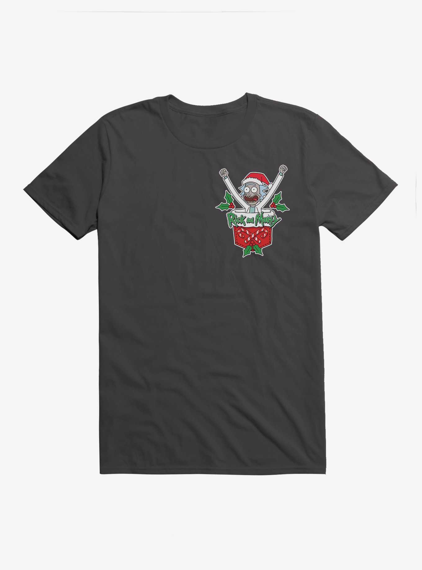 Rick & Morty Faux Pocket Rickmas Rick T-Shirt, , hi-res