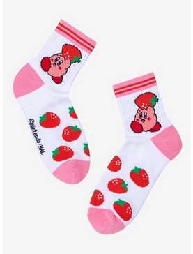 Kirby Strawberry Varsity Ankle Socks, , hi-res
