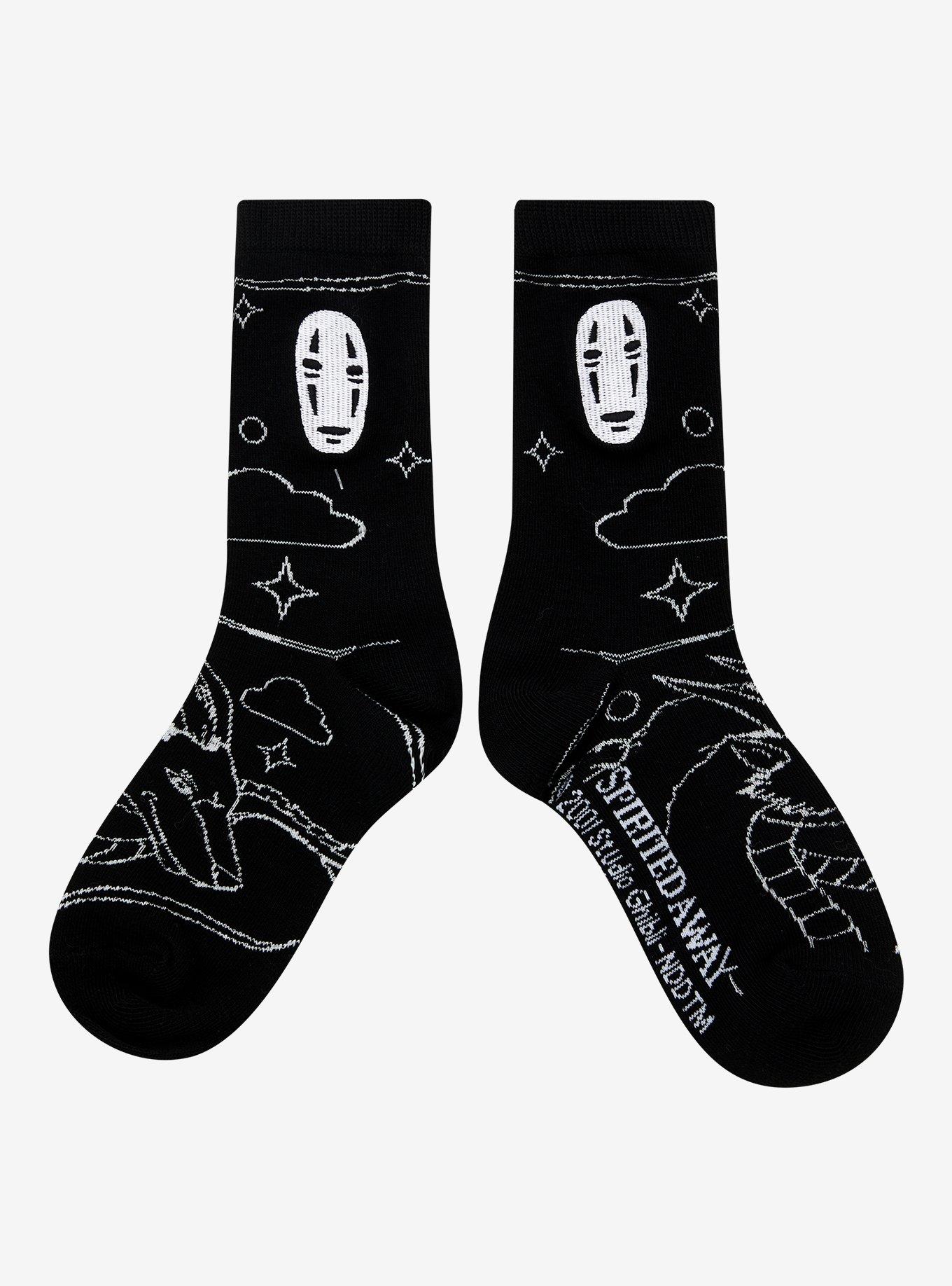 Studio Ghibli® Spirited Away No-Face & Haku Crew Socks, , hi-res