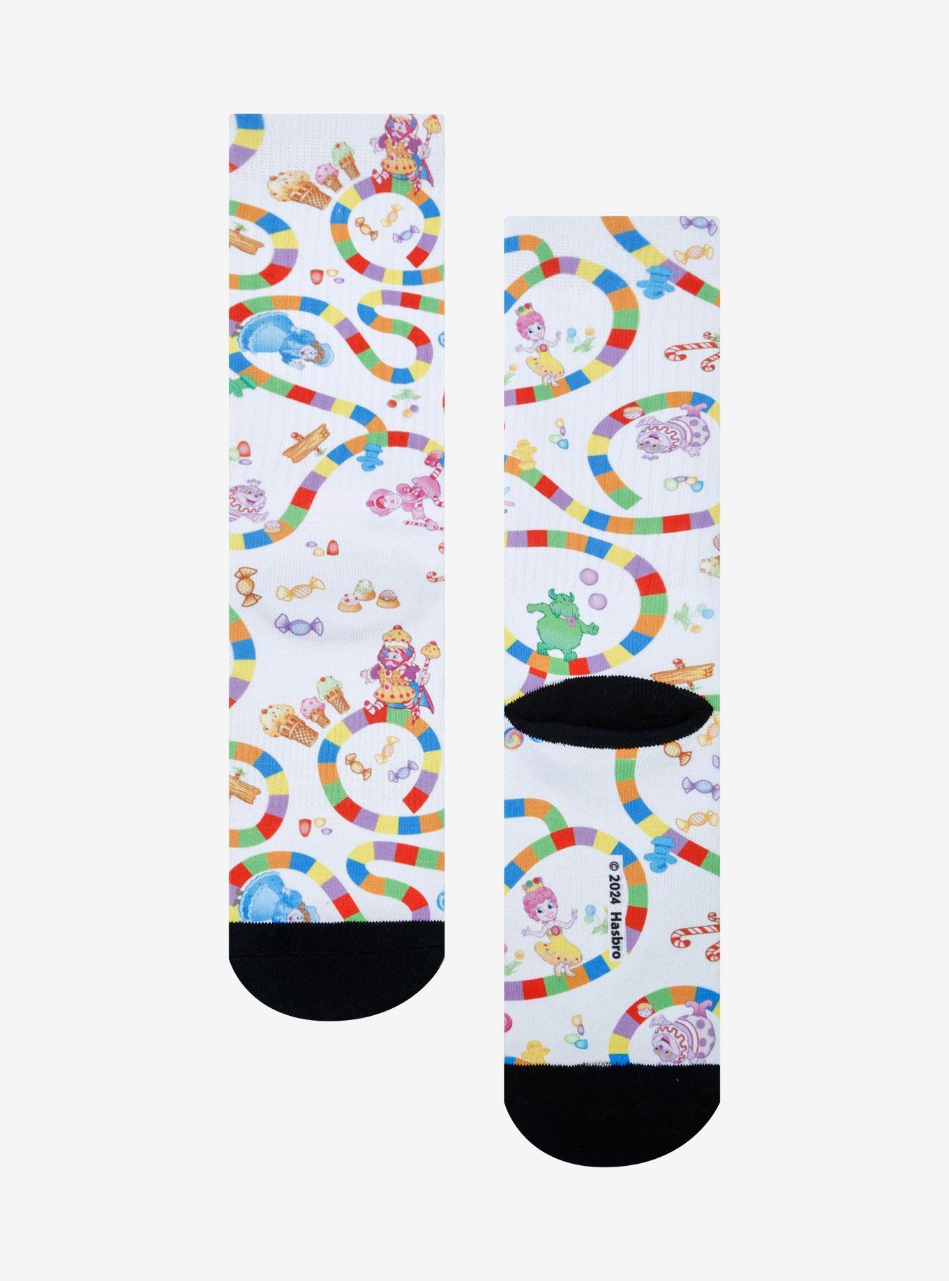 Candy Land Game Board Crew Socks, , hi-res