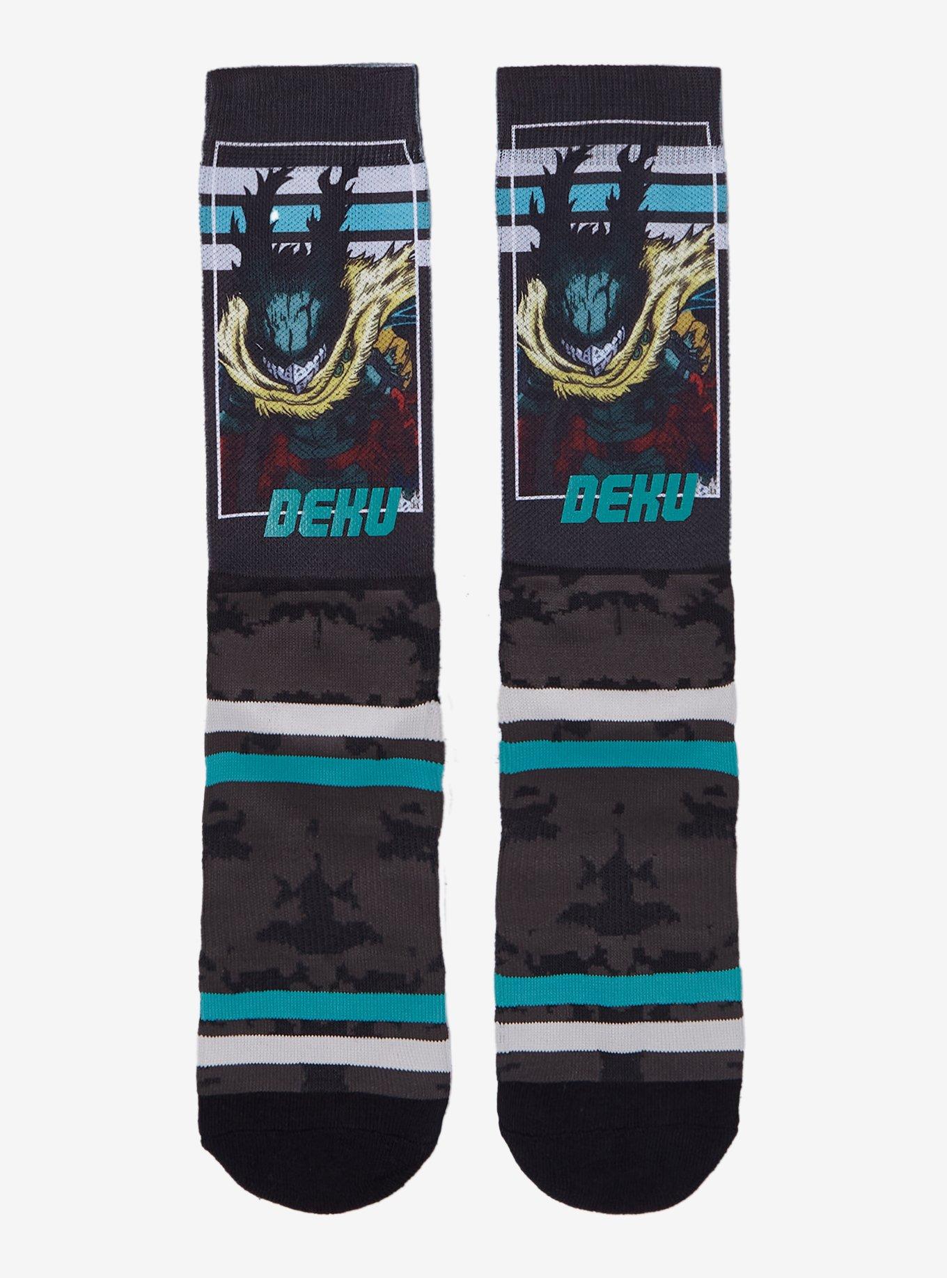 My Hero Academia Vigilante Deku Crew Socks, , hi-res