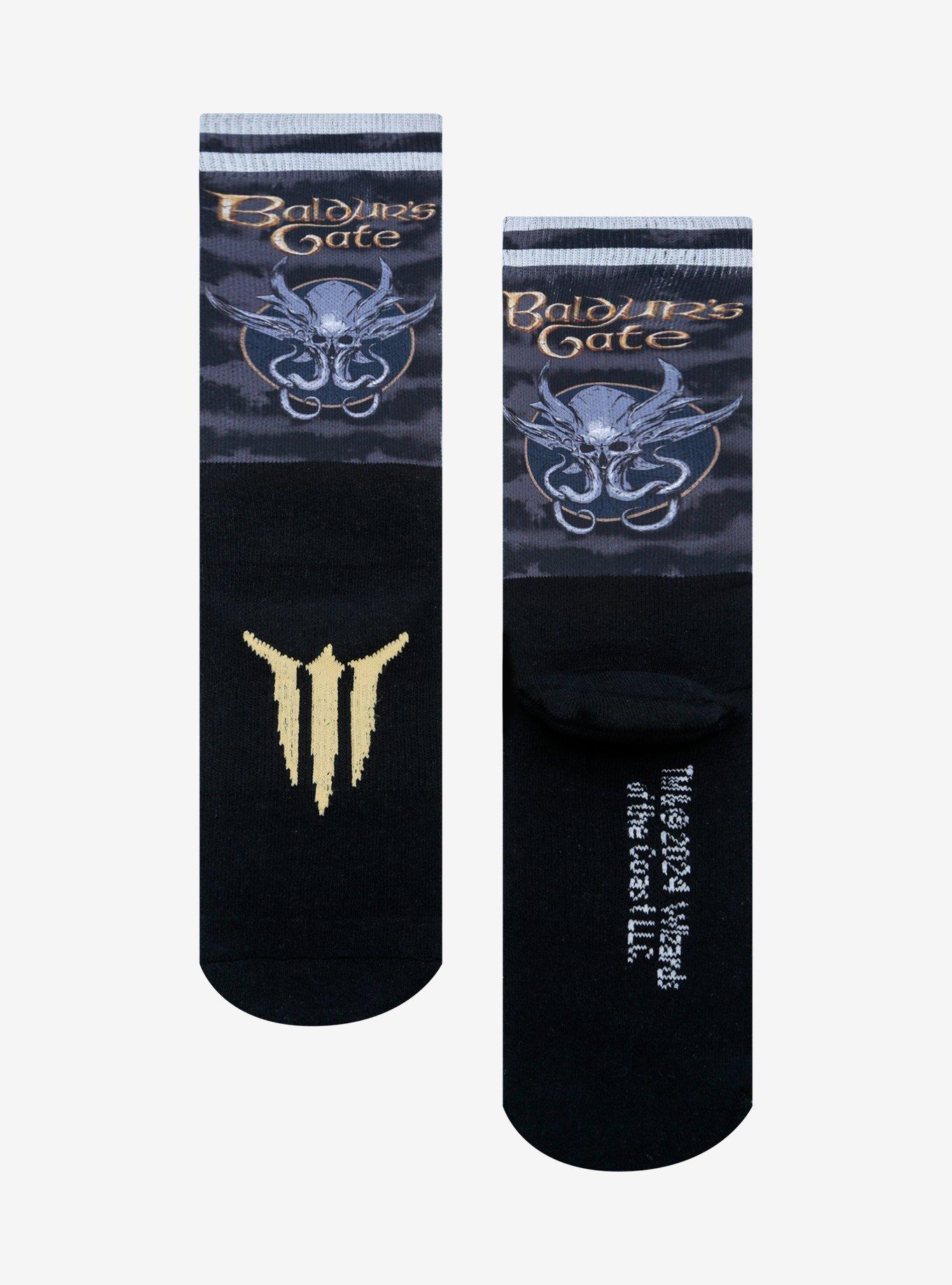 Baldur's Gate Logo Crew Socks, , hi-res