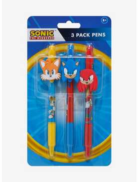 Sonic the Hedgehog Sonic, Tails, and Knuckles Figural Pen Set, , hi-res