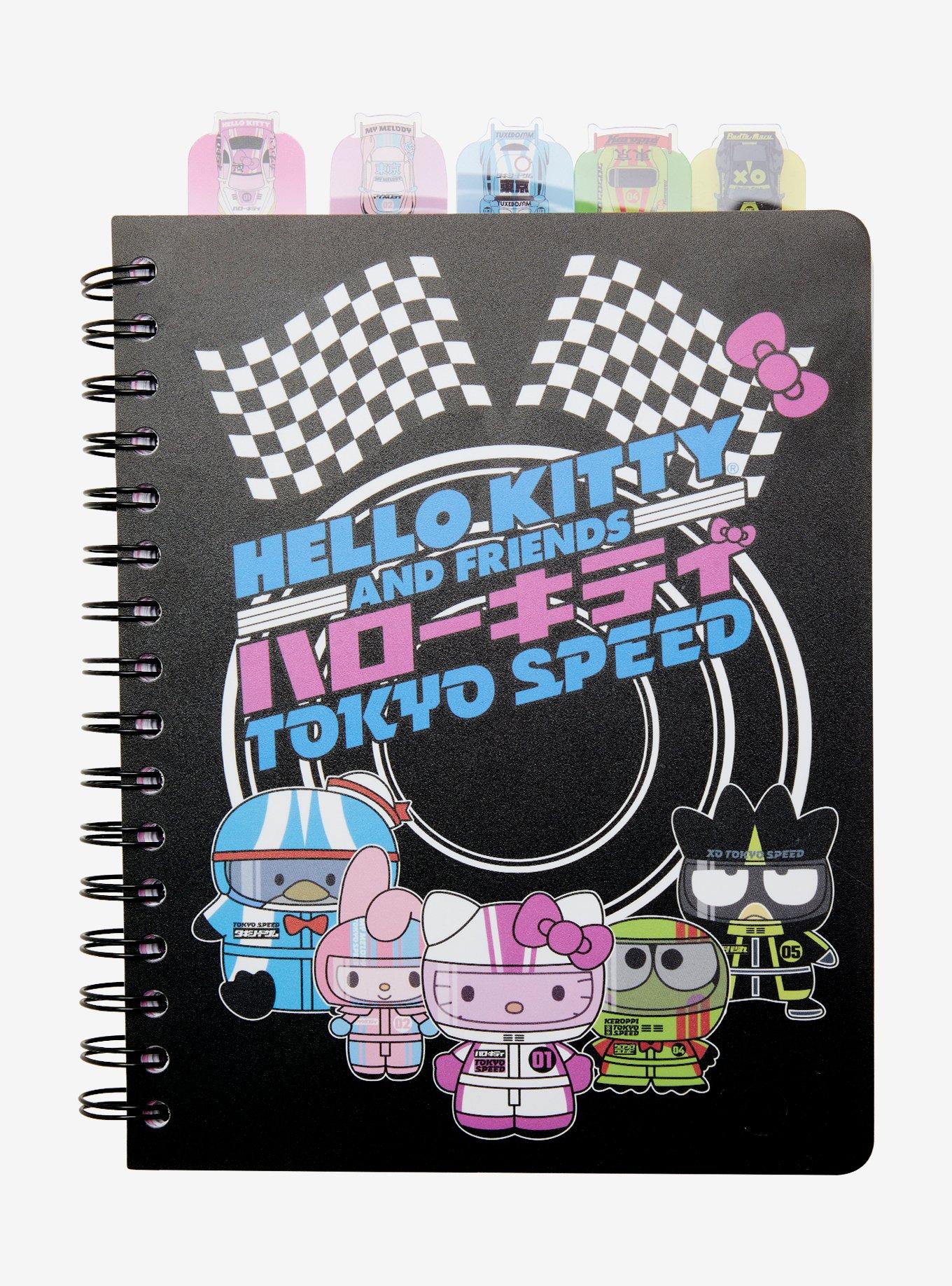 Sanrio Hello Kitty and Friends Racing Figural Tab Journal - BoxLunch Exclusive