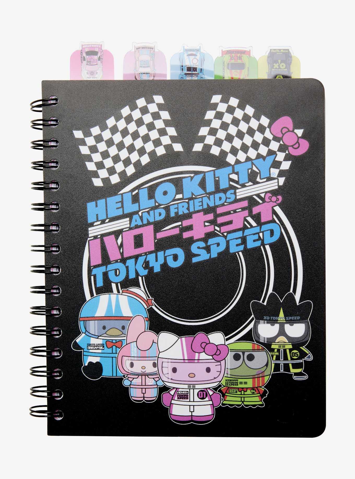 Sanrio Hello Kitty and Friends Racing Figural Tab Journal - BoxLunch Exclusive, , hi-res