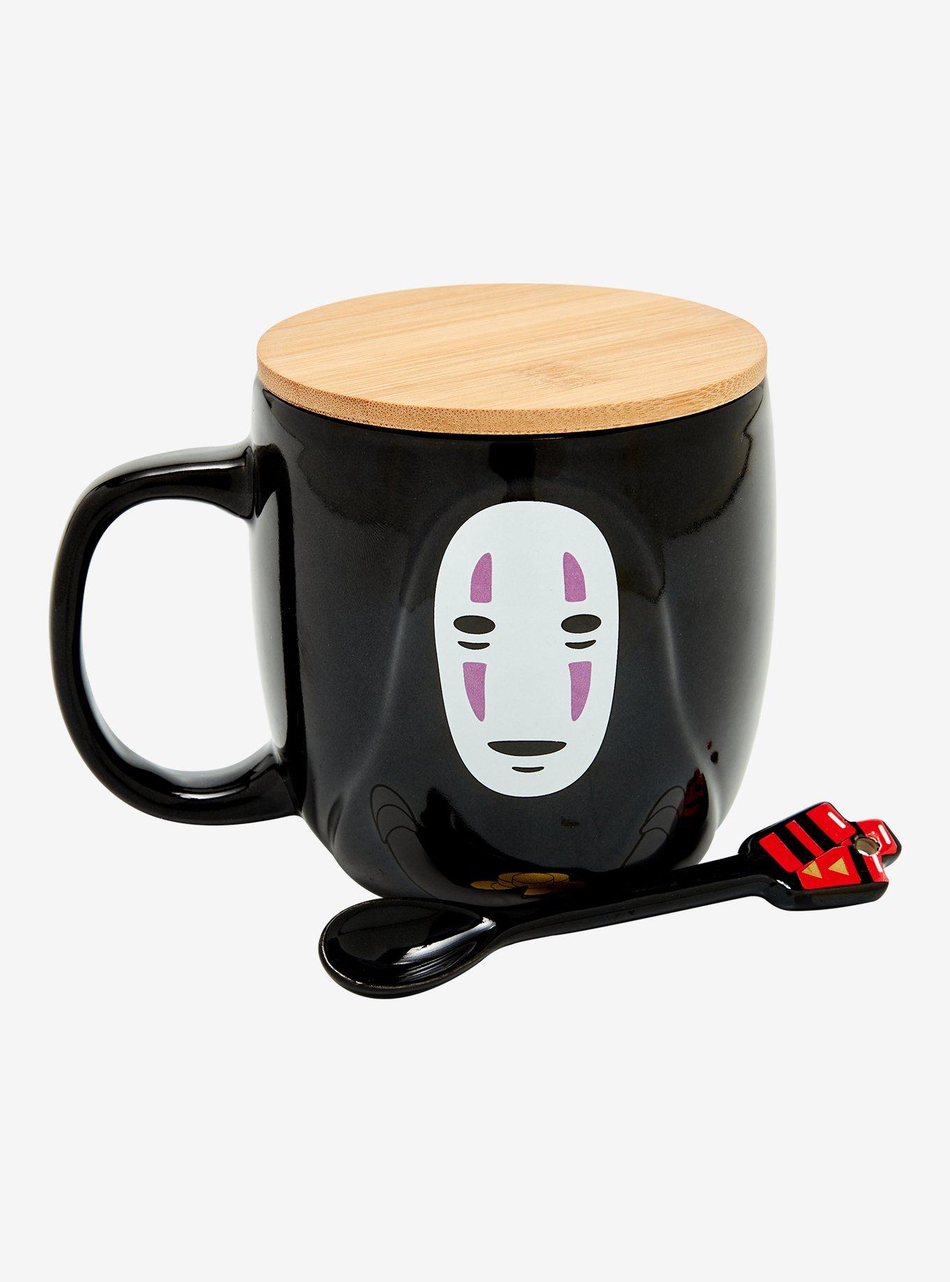 Studio Ghibli Spirited Away No-Face Mug with Lid & Spoon, , hi-res