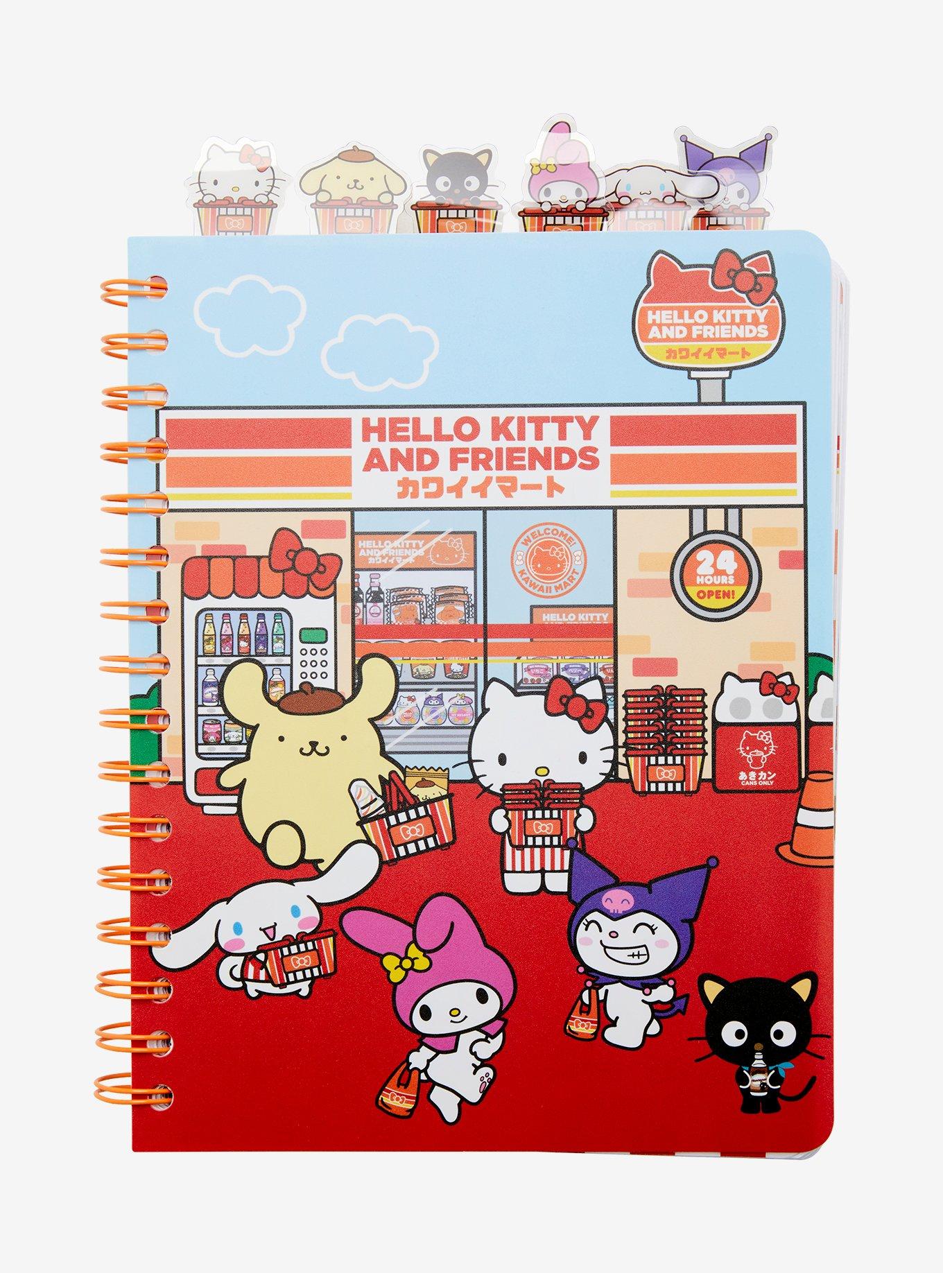 Sanrio Hello Kitty and Friends Kawaii Mart Figural Tab Journal - BoxLunch Exclusive