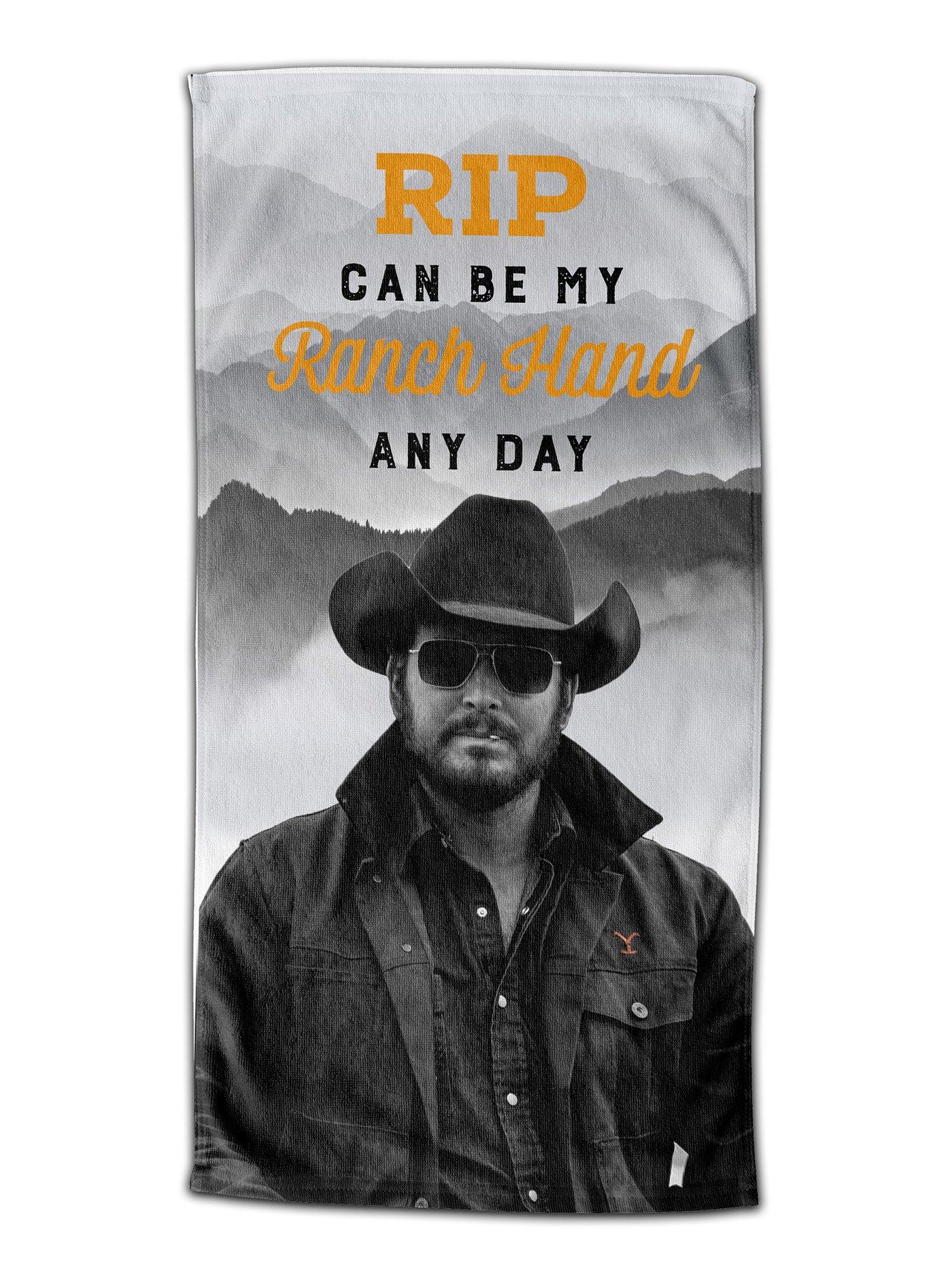 Yellowstone Rip Can Be My Ranchhand Beach Towel, , hi-res