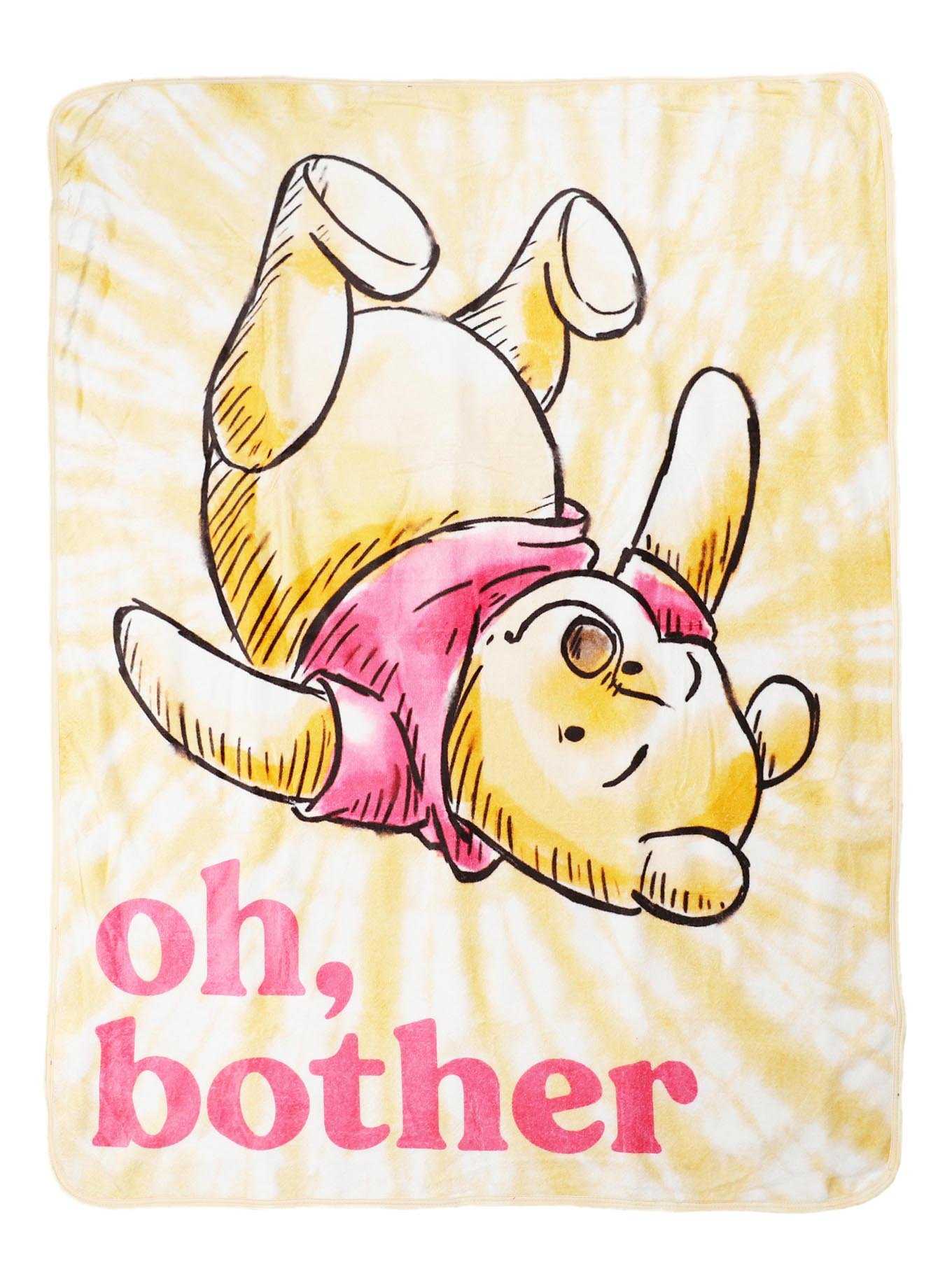 Disney Winnie The Pooh Oh Bother 46X60 Silk Touch Throw, , hi-res