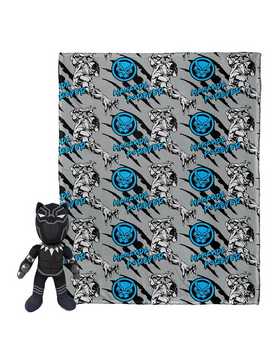 Marvel Black Panther Panther Claws Silk Touch Throw With Hugger, , hi-res