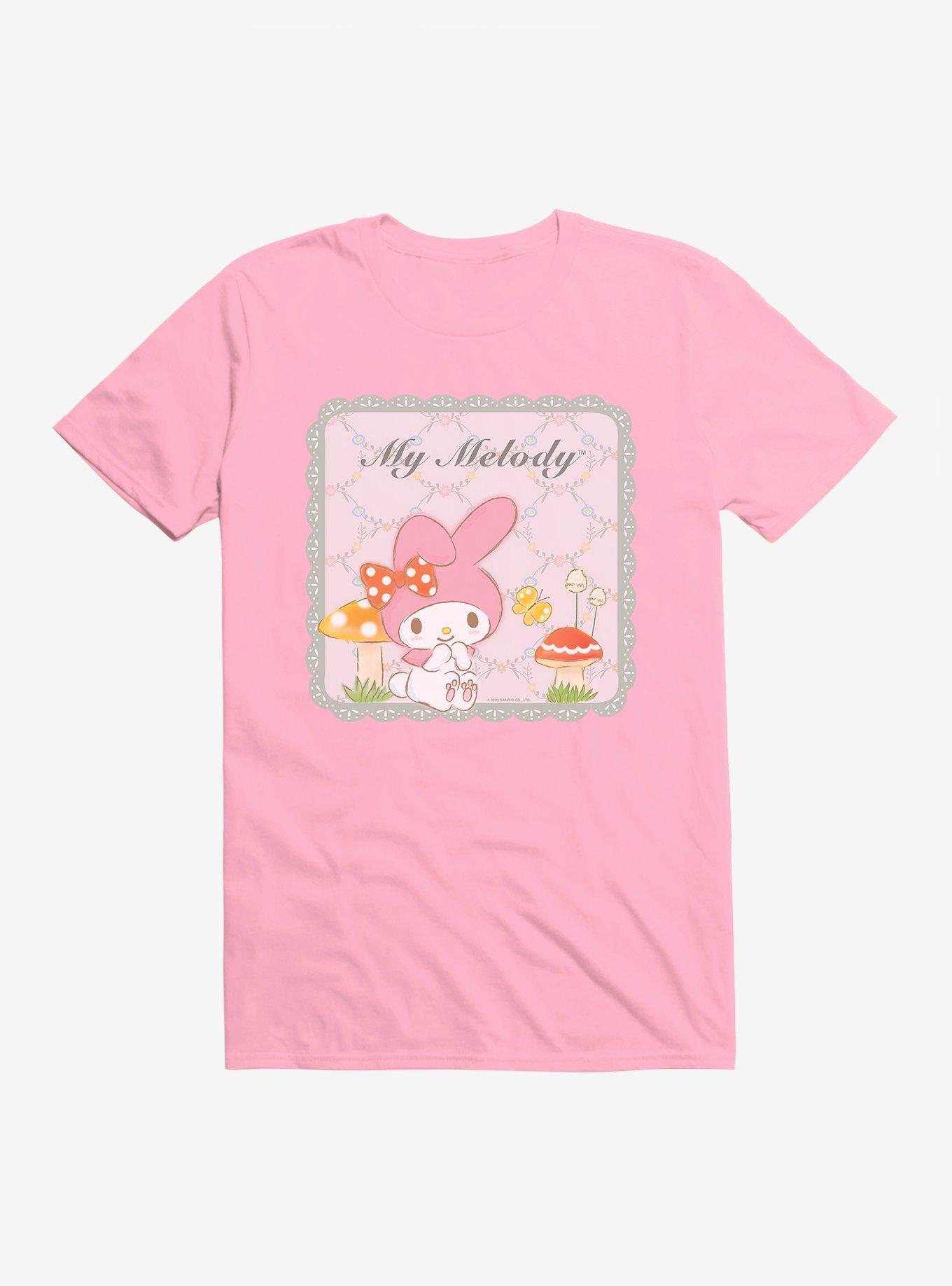 Hello Kitty And Friends My Melody Mushroom Stamp T Shirt Hot Topic