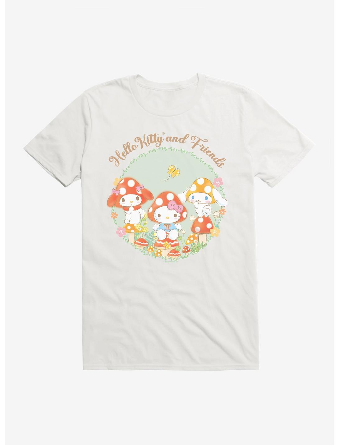 Hello Kitty And Friends Mushroom Garden Circle Portrait T-Shirt, , hi-res