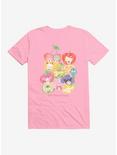 Hello Kitty And Friends Fruit Background Portrait T-Shirt, , hi-res