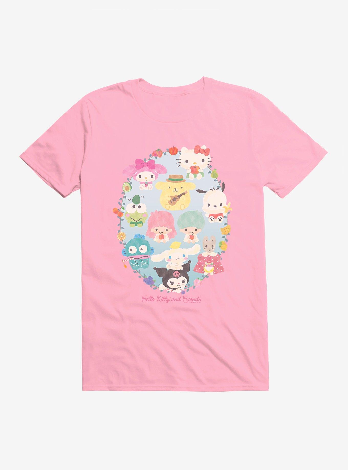 Hello Kitty And Friends Fruit Portrait T-Shirt, , hi-res