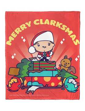 National Lampoon's Christmas Vacation Merry Clarkmas Cartoon Silk Touch Throw Blanket, , hi-res