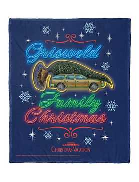 National Lampoon's Christmas Vacation Griswold Family Vacation Neon Silk Touch Throw Blanket, , hi-res