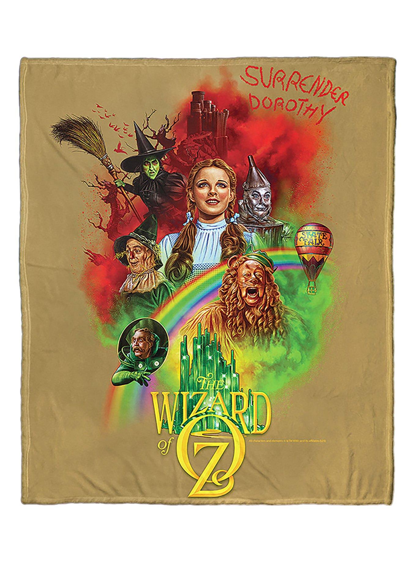 WB 100 The Wizard Of Oz Surrender Dorothy Silk Touch Throw, , hi-res