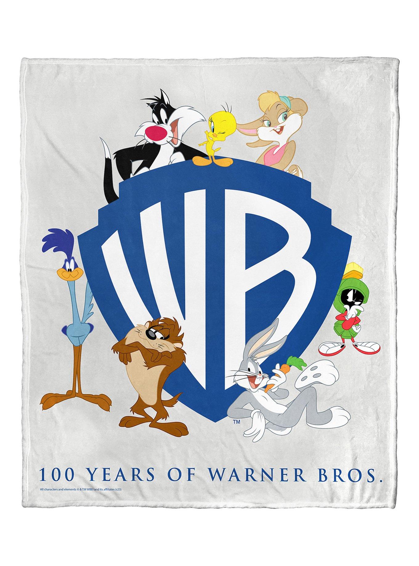 WB 100 Looney Tunes Anniversary Silk Touch Throw, , hi-res