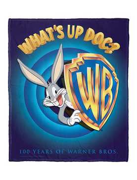 WB 100 Looney Tunes What's Up Doc Silk Touch Throw, , hi-res