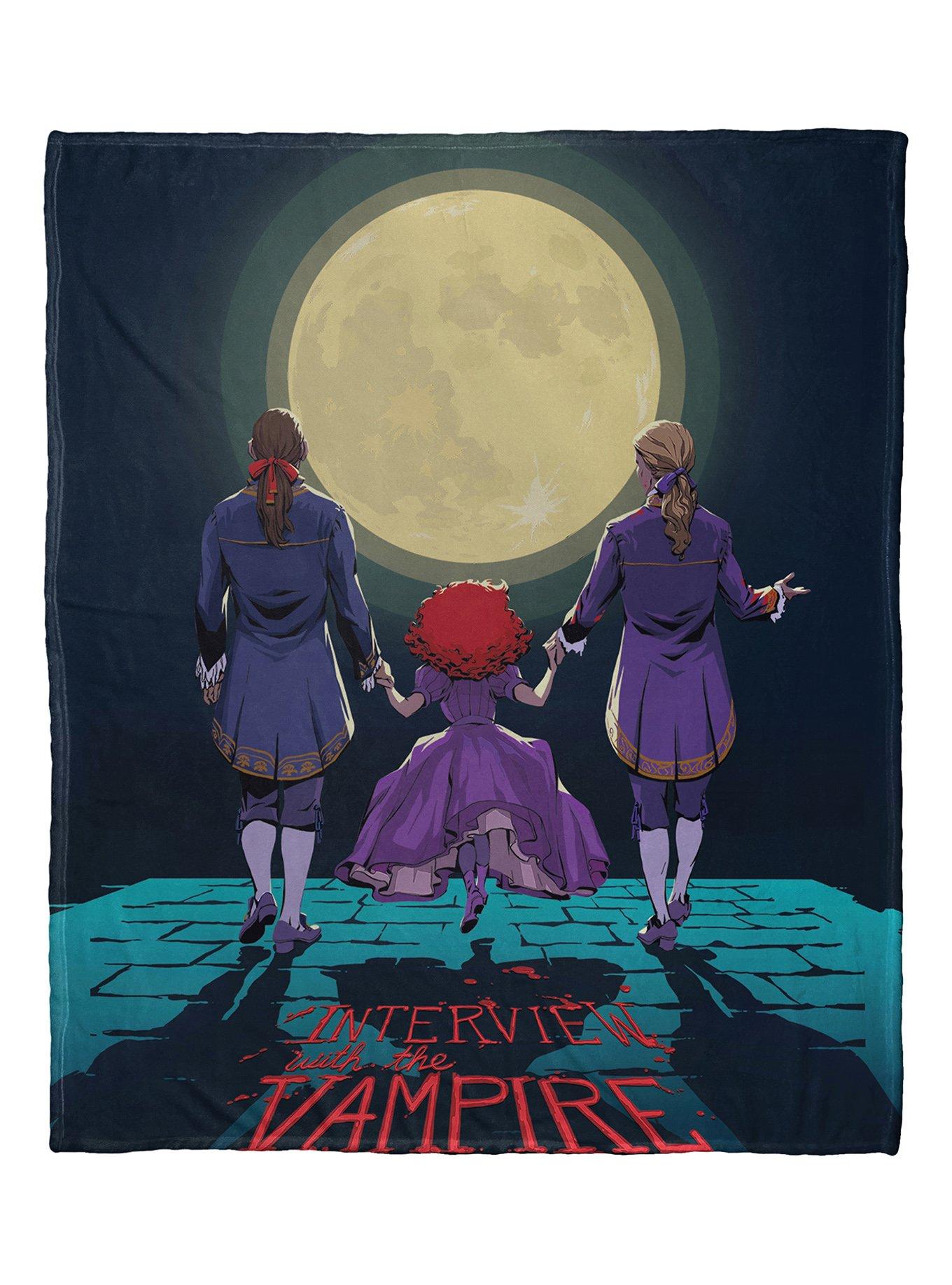 WB 100 Interview With A Vampire Powerful And Beautiful Silk Touch Throw, , hi-res