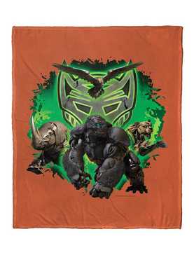 Transformers: Rise Of The Beasts The Maximals Silk Touch Throw, , hi-res