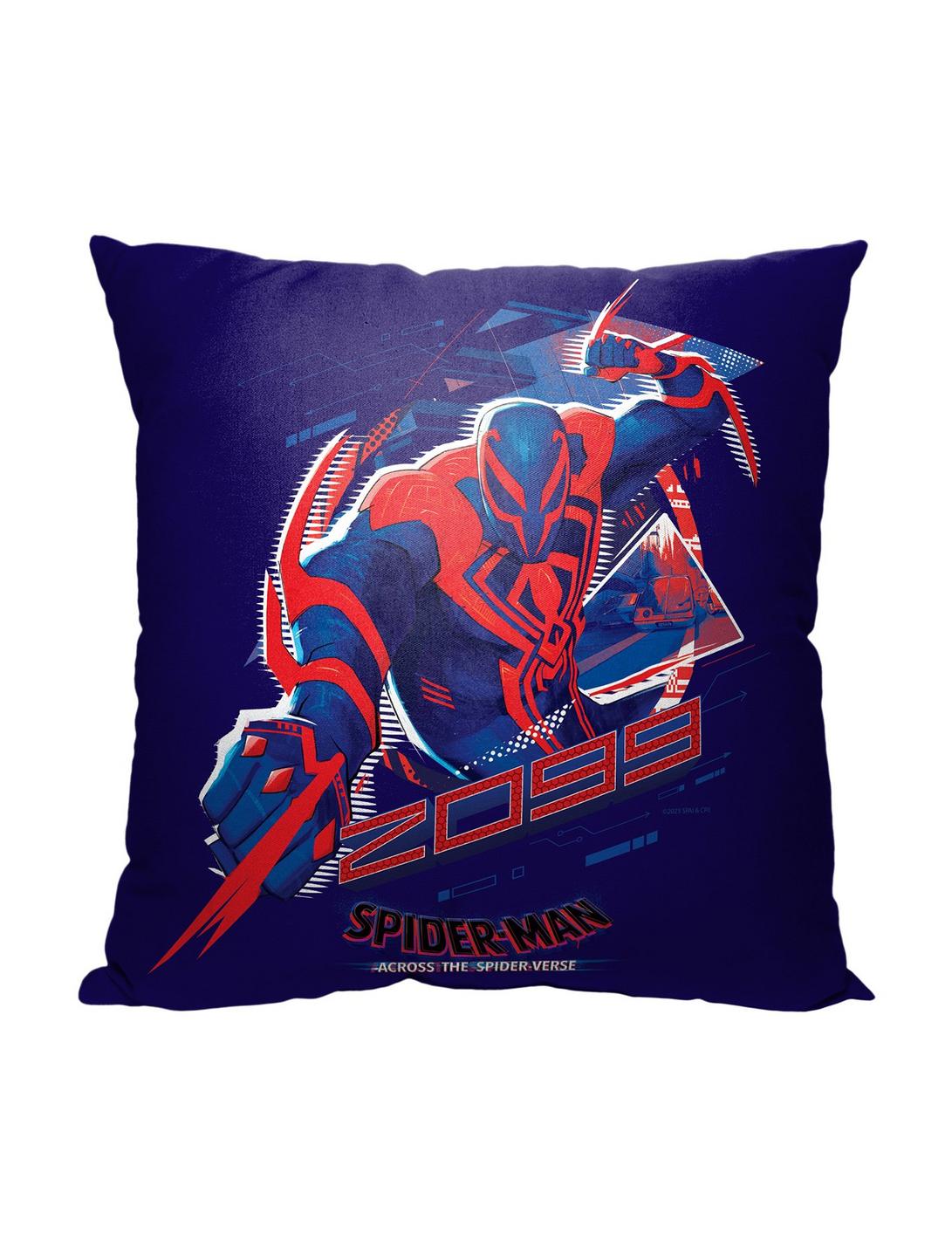 Marvel Spider-Man Across The Spiderverse 2099 Printed Throw Pillow, , hi-res
