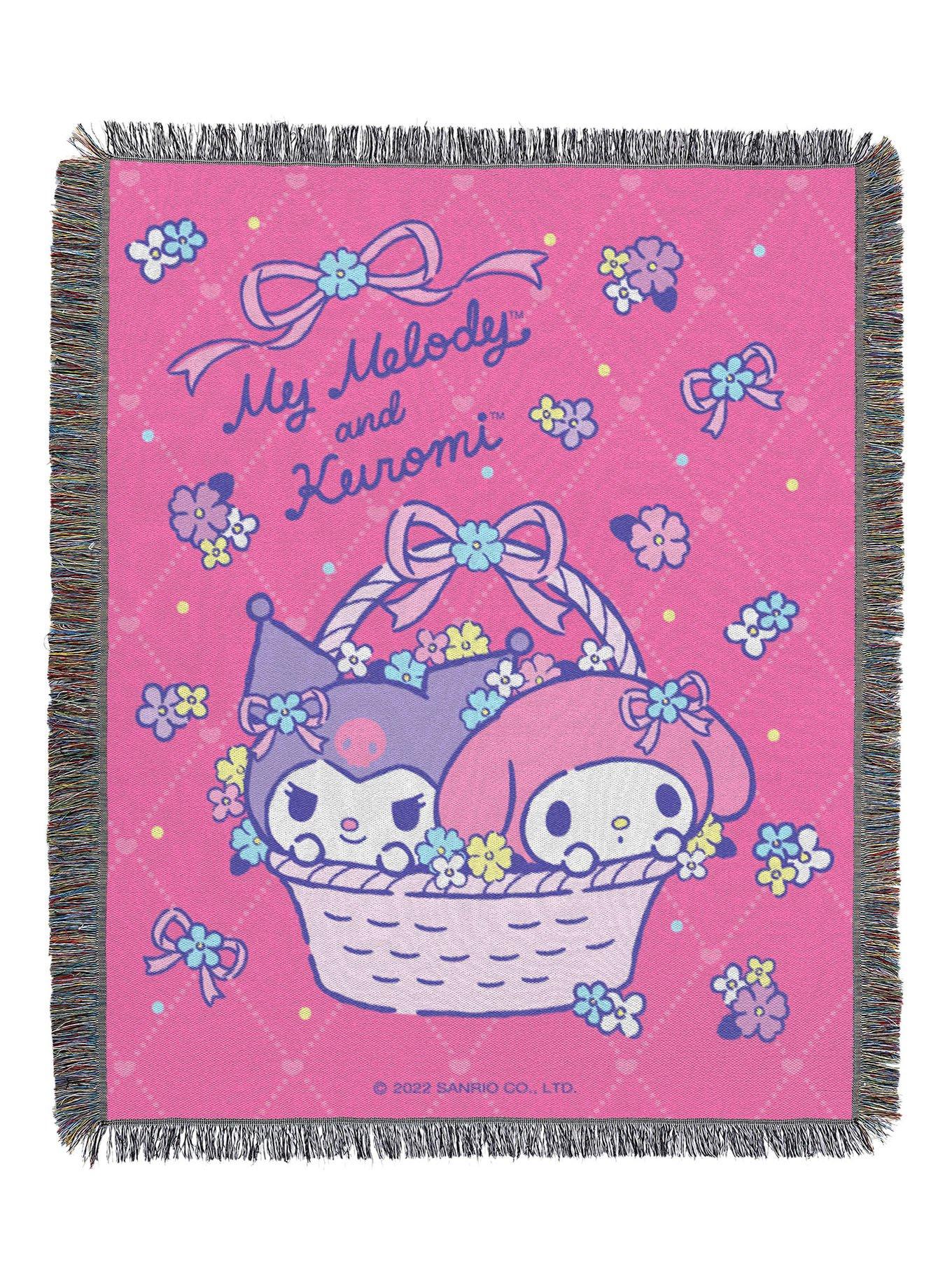 My Melody Flower Basket Fun Woven Tapestry, , hi-res