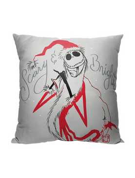 Disney The Nightmare Before Christmas Scary And Bright Printed Throw Pillow, , hi-res
