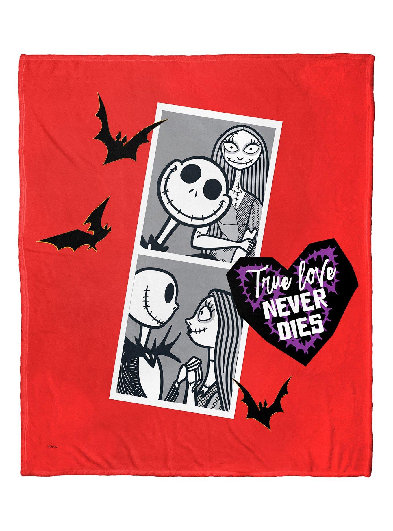 Disney The Nightmare Before Christmas Love Photos Silk Touch Throw, , hi-res