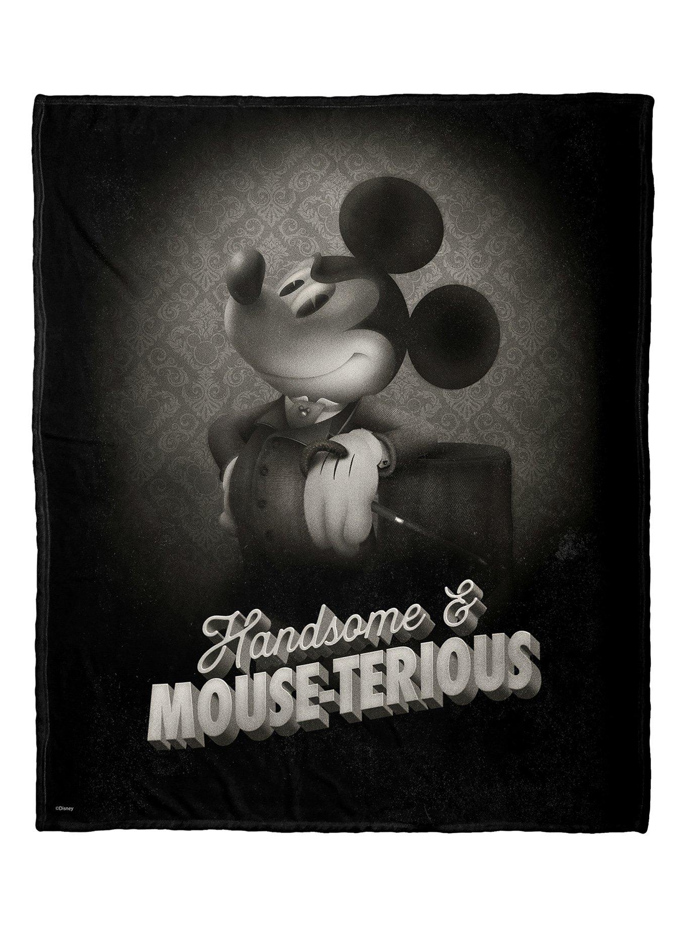 Disney Mickey Mouse Mouseterious Silk Touch Throw, , hi-res