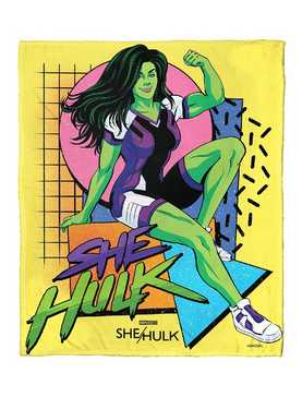 Marvel She Hulk Retro She Hulk Silk Touch Throw, , hi-res