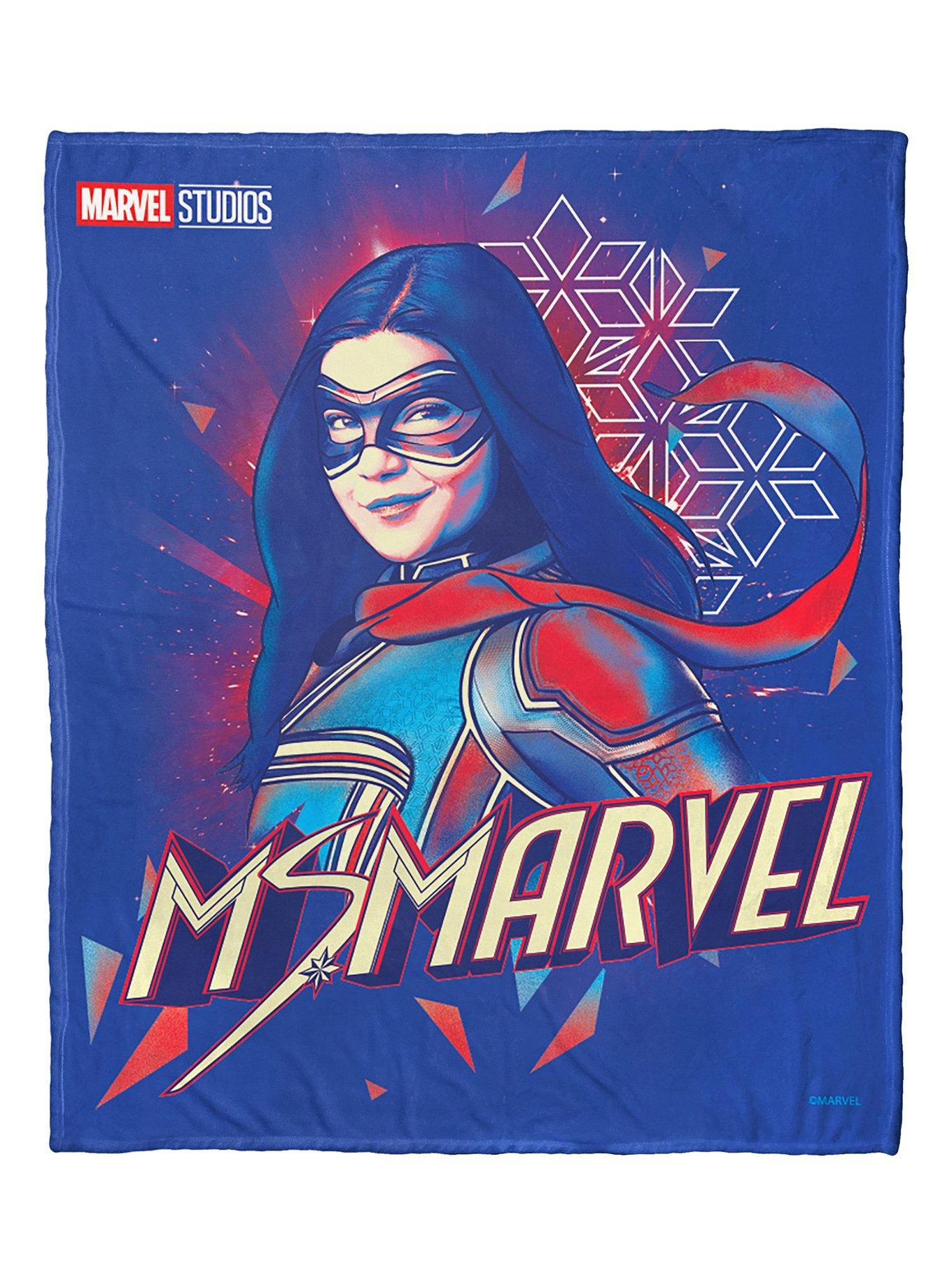 Marvel Ms Marvel Colorful Ms Marvel Silk Touch Throw Blanket, , hi-res