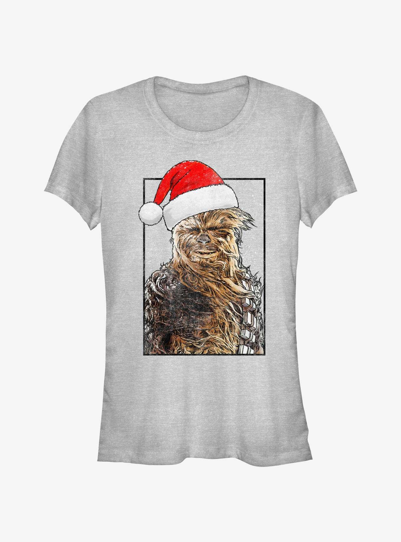 Star Wars Santa Chewie Girls T-Shirt, ATH HTR, hi-res