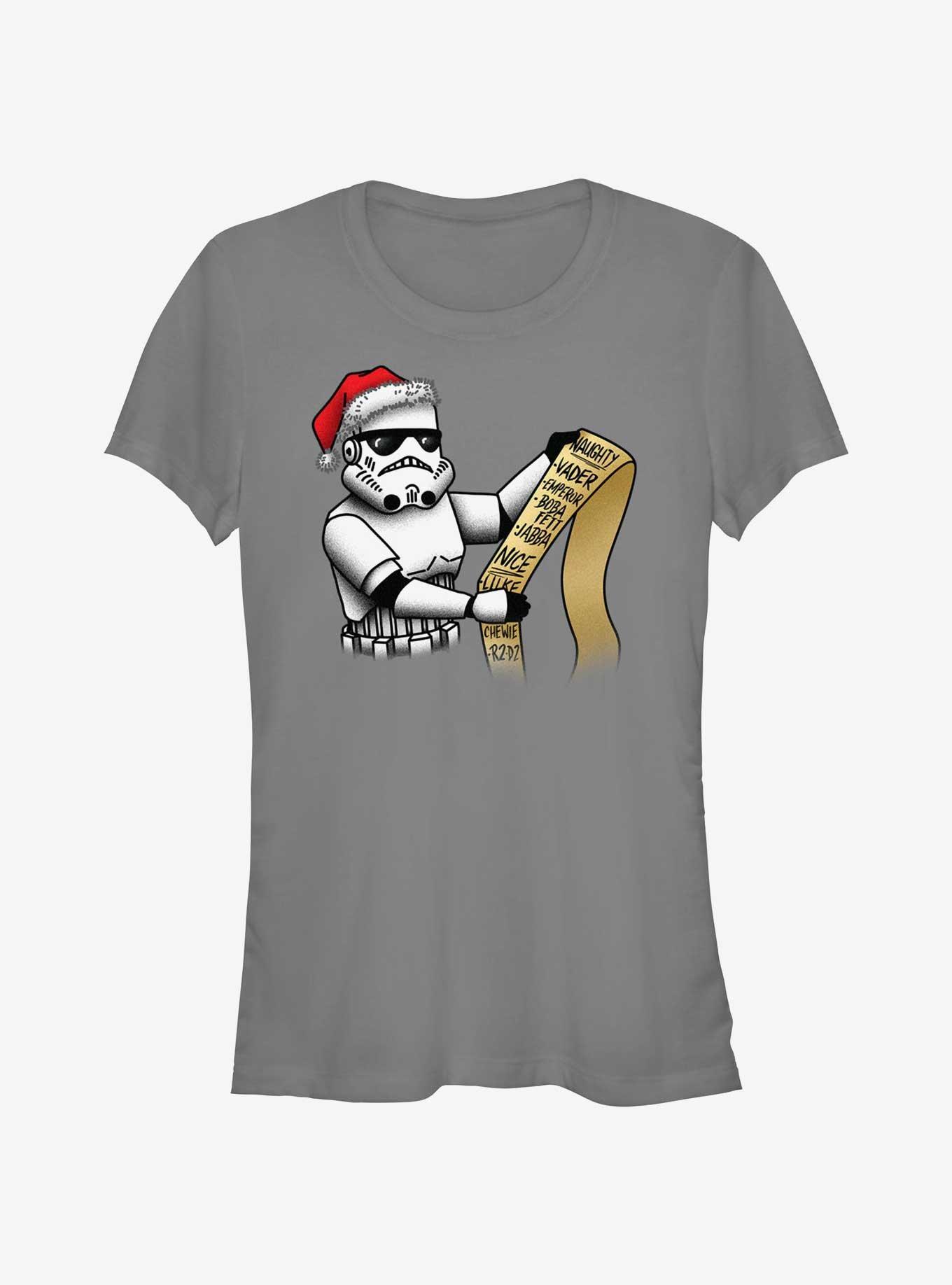 Star Wars Trooper Santa Naughty List Girls T-Shirt, , hi-res