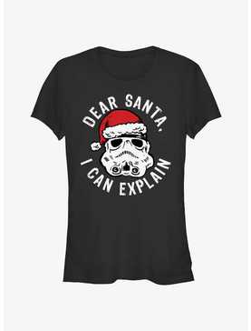 Star Wars Trooper Dear Santa I Can Explain Girls T-Shirt, , hi-res