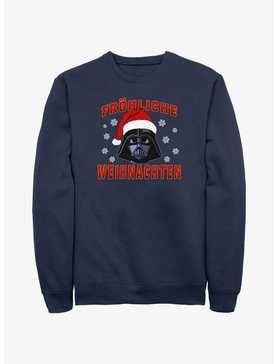 Star Wars Santa Vader Merry Christmas In German Sweatshirt, , hi-res