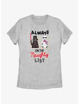 Star Wars Vader and Storm Trooper Always On The Naught List Womens T-Shirt, , hi-res