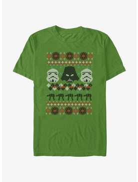 Star Wars Vader and Storm Troopers Ugly Christmas T-Shirt, , hi-res