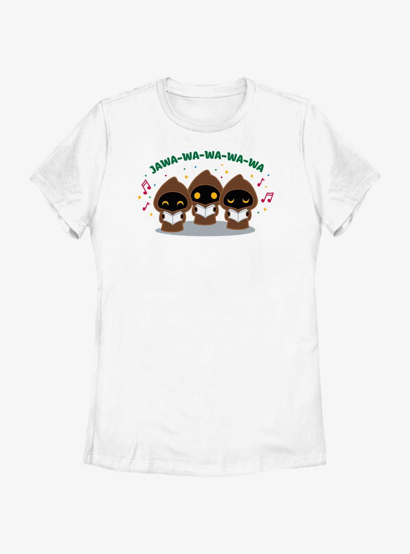 Star Wars Jawa Carolers Womens T-Shirt, WHITE, hi-res