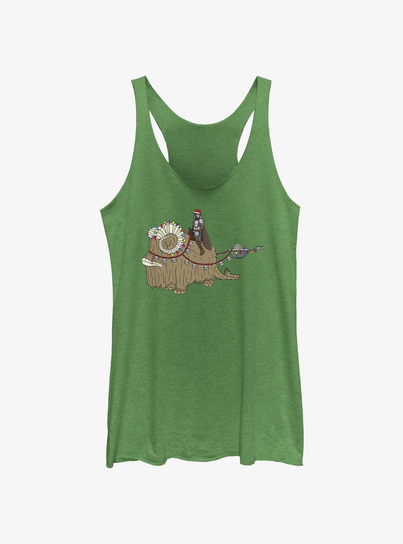 Star Wars The Mandalorian Bantha Christmas Womens Tank Top, ENVY, hi-res