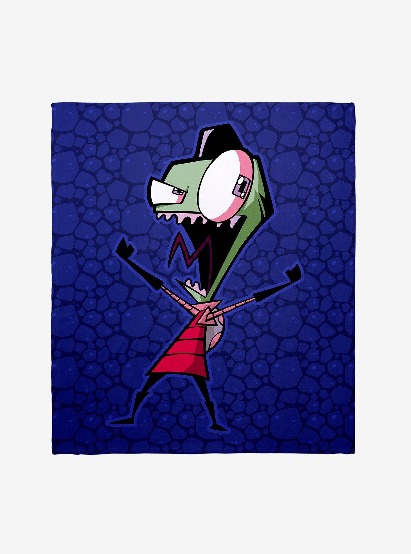 Invader Zim Disguised Zim Throw Blanket, , hi-res