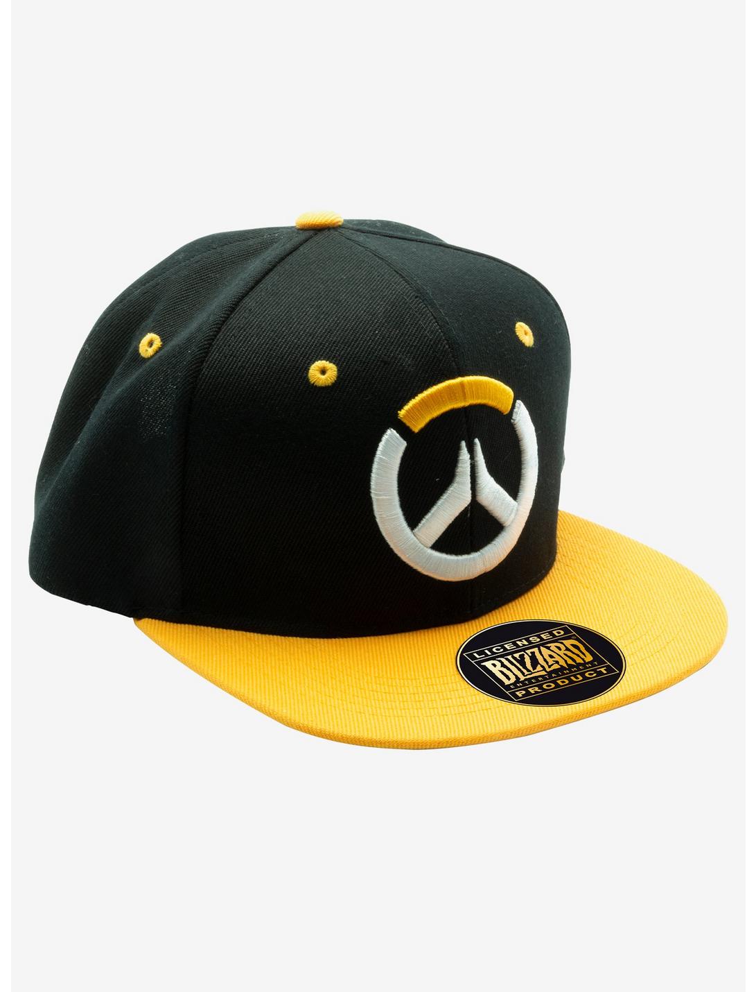 Overwatch Logo Orange Snapback Cap, , hi-res
