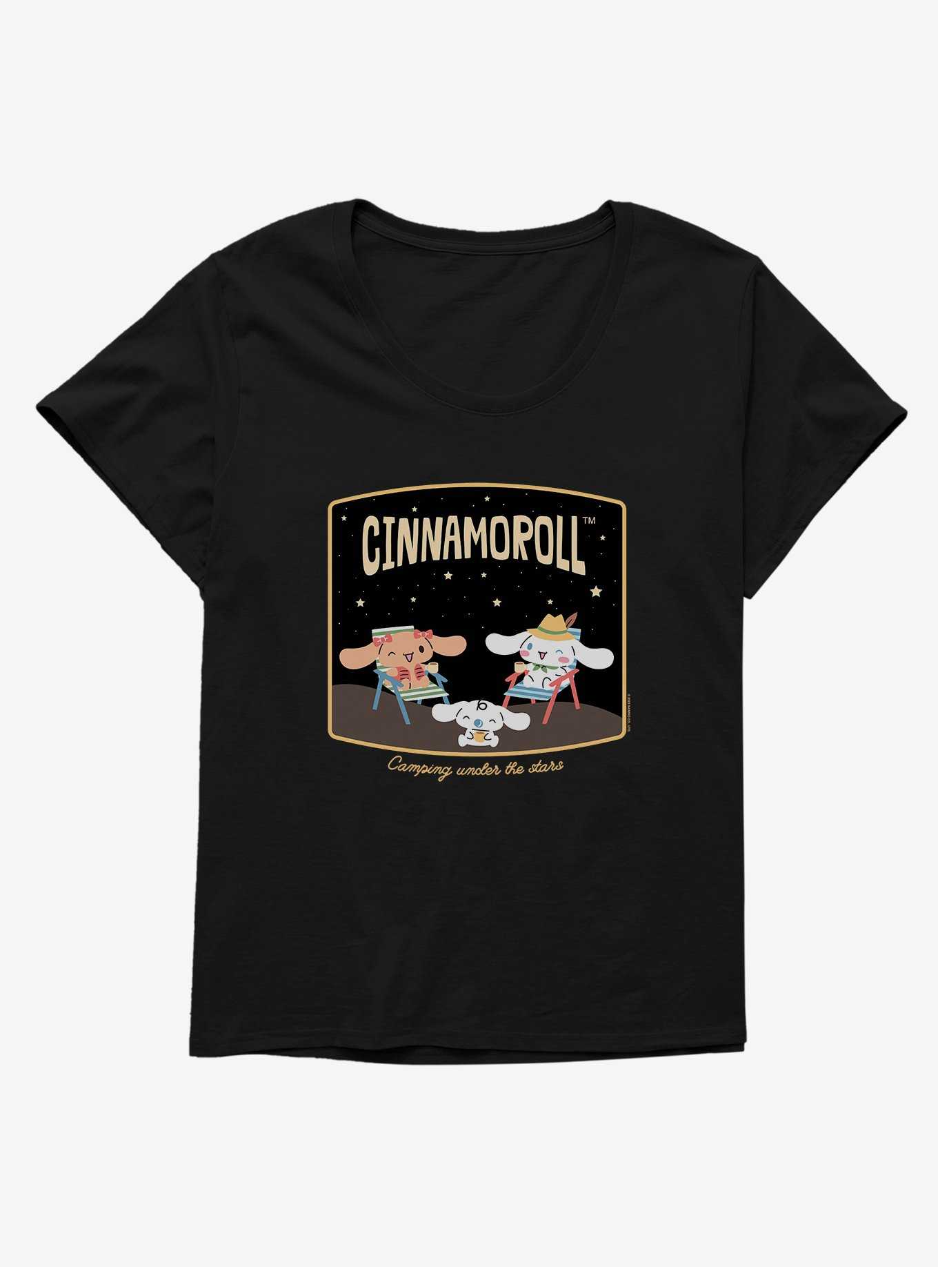 Cinnamoroll Camping Under The Stars Girls T-Shirt Plus Size, , hi-res