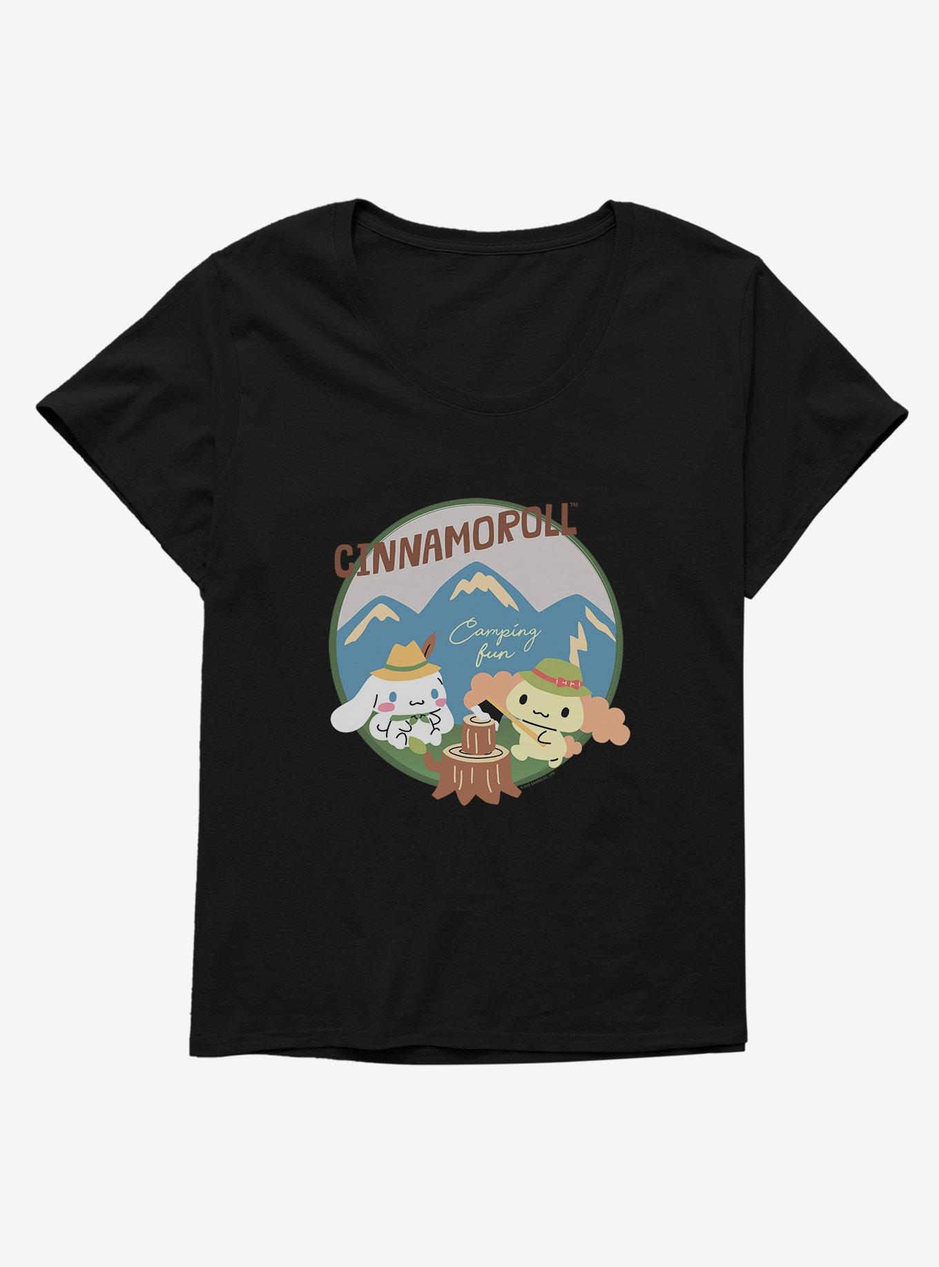 Cinnamoroll Camping Fun Girls T-Shirt Plus Size, , hi-res