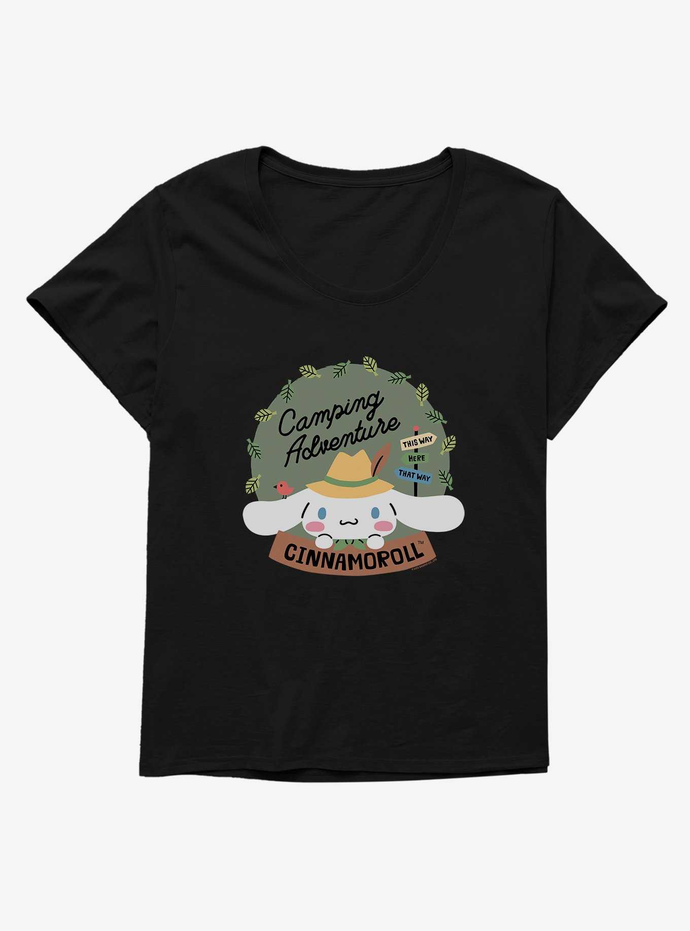 Cinnamoroll Camping Adventure Waysign Girls T-Shirt Plus Size, , hi-res