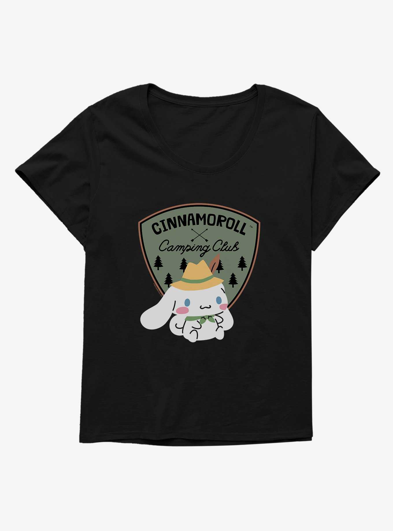Cinnamoroll Camping Club Girls T-Shirt Plus Size, , hi-res