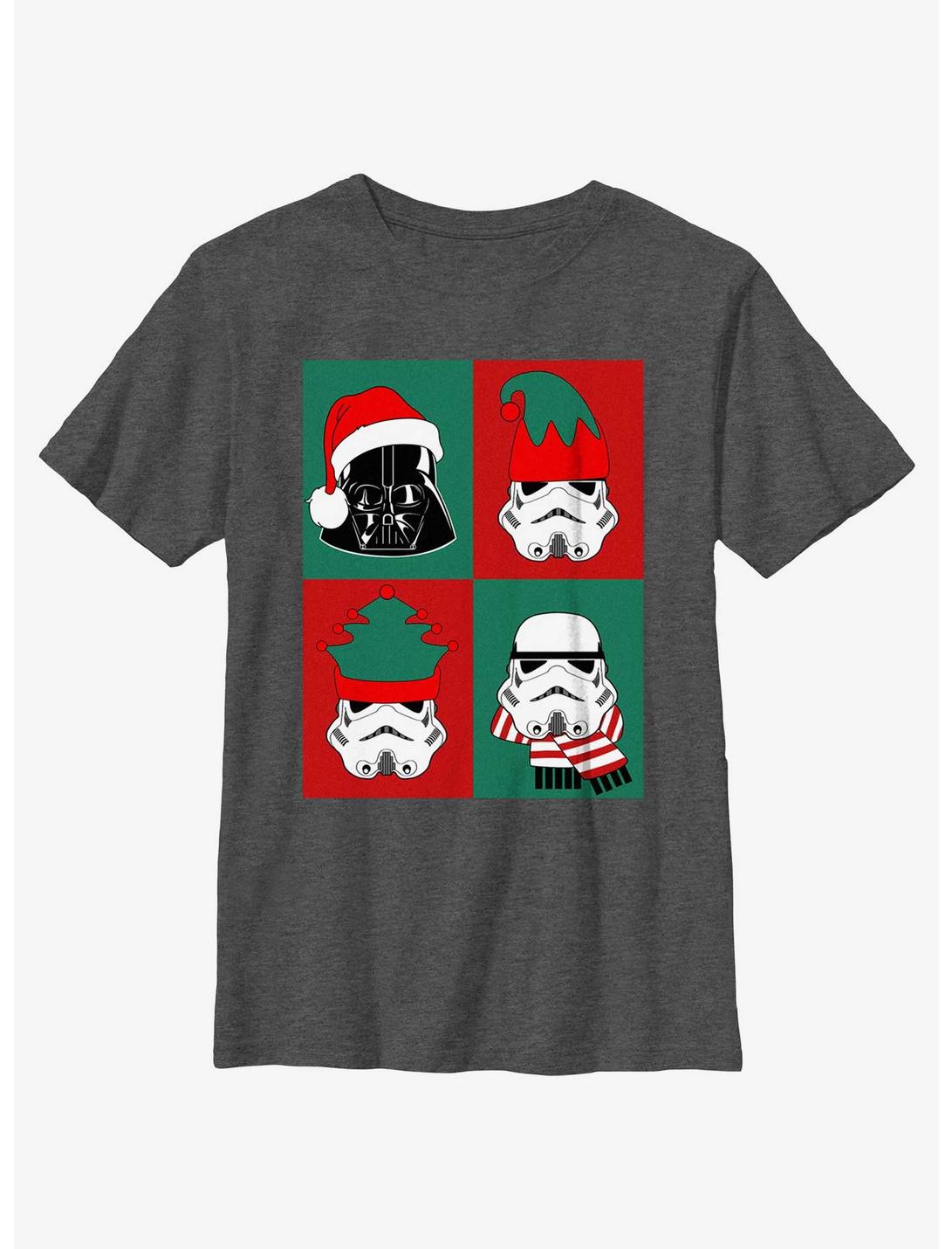 Star Wars Merry Crew Youth T-Shirt, CHAR HTR, hi-res