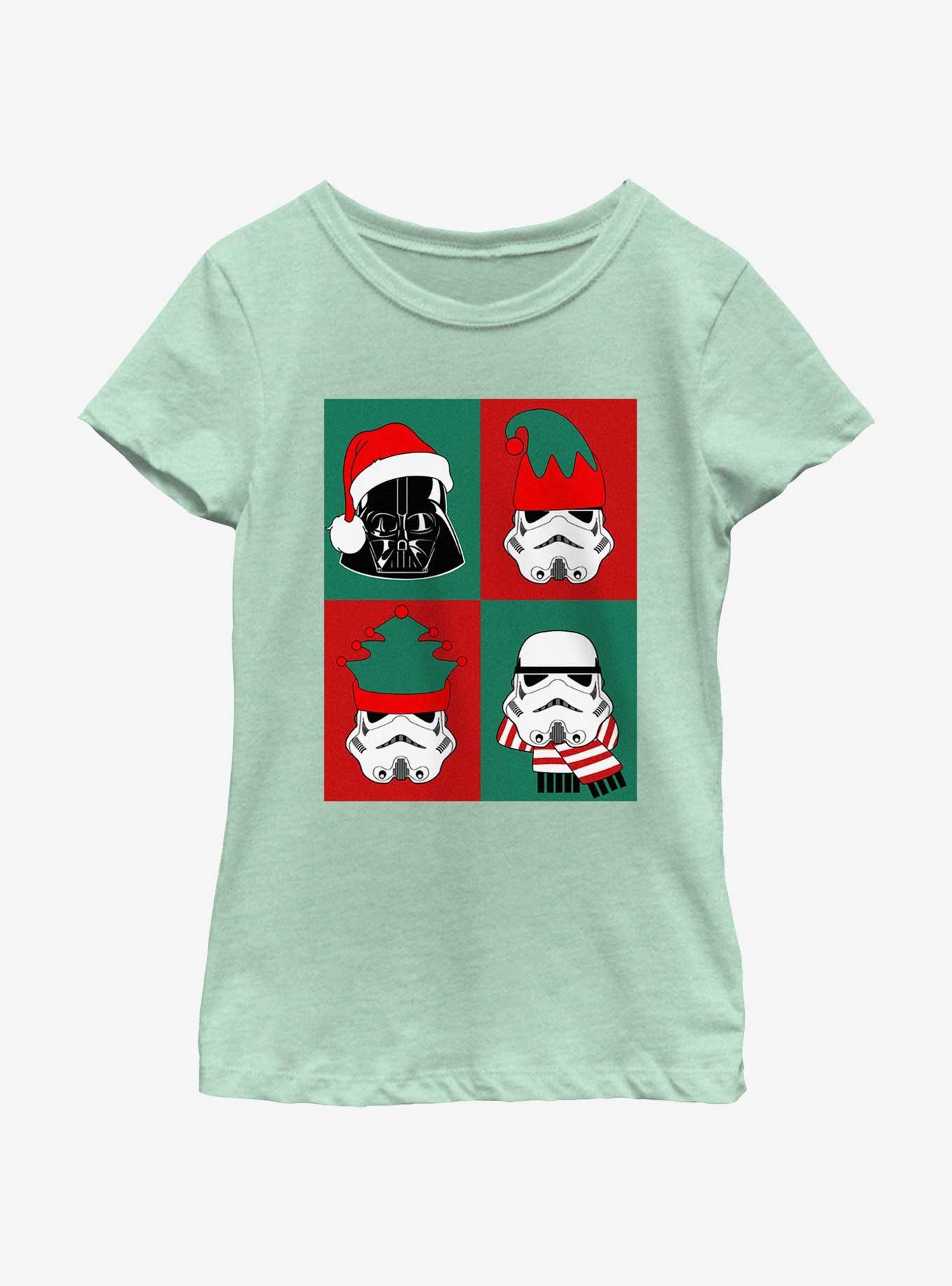 Star Wars Merry Crew Youth Girls T-Shirt, MINT, hi-res